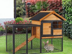 2-Level Rabbit Hutch Bunny Cage